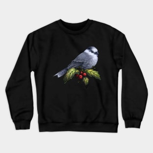 Holiday Bird Canada Gray Jay Crewneck Sweatshirt